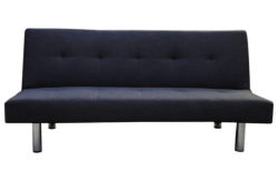 Natal Fabric Metal Action Sofa Bed - Charcoal